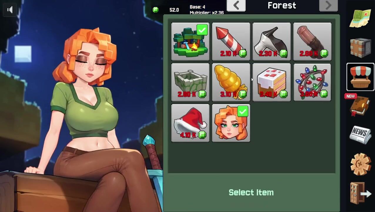 Free Minecraft Porn LETS SCREW ALEX - Enchanting Craft Porn Video - Ebony 8