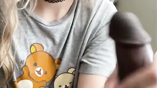 #VI96 BBC Tugjob & Ejaculation #01