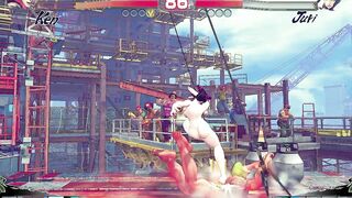 KEN vs JURI - JURI vs CHUN LI - STREET FIGHTER 4 ULTRA MANGA