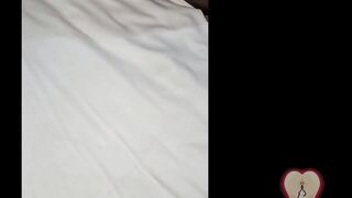 Fingering oiled up afro butt