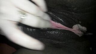 I asked her how moist does that babe get... damn