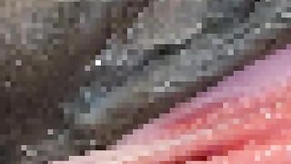 Ladykaiyo Red Panty Teaser, Close-Up on Glamorous Pink Snatch