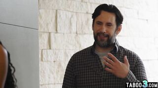 Hawt black doxy impressed and taboo drilled by an angry man