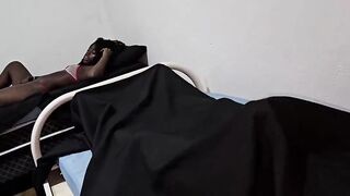 The whore screwed her brother's ally at the beach abode and nearly got caught red-handed