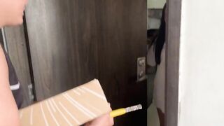 I take advantage of a youthful apprentice PLUMBER and get him to bang me hard and make me cum inside his butt. H.L.