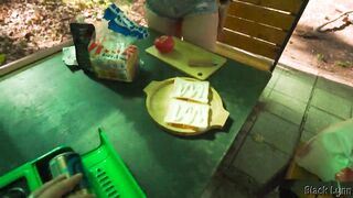 COMPLETE GIRLFRIEND EXPERIENCE: Camping, Fishing, Cooking and Outdoor Sex!