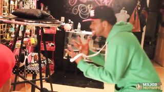 Breasty Blond Luscious Kisses Sucks Rome Major's BBC And Gets Screwed!