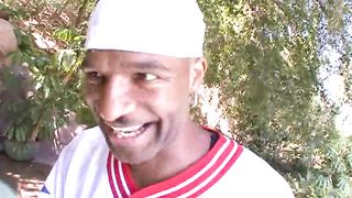 Hot Ebony Chick Candice Nicole Jumps On Black Boner