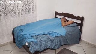 My wife's ally masturbating in my abode, I had enjoyment, I drilled my wife and her ally, I ate the bitch's butt