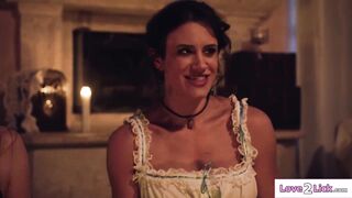 Breasty mother i'd like to fuck spirit needs lesbo snatch licking sex to escape