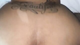 Black Redbone With Cool Booty Taking Backshots