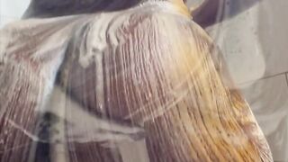 Survey: Large booty black Lily Blume desires to know if u'd like to watch her cum face