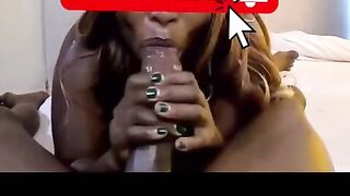 Plump ebony cutie sucking a ebony penis BBC Brazzers Bangbros