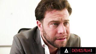 Hawt Angel Takes Her Boss' Large Penis Unfathomable In Her Butt