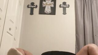 POV:mother I'd like to fuck playing with her moist bulky vagina