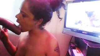 PARTY WIFE ORAL-JOB ON LIVECAM LARGE JOCK BLACK