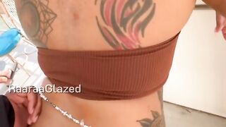 Taking Some Backshots Outside In Front Of His Ally