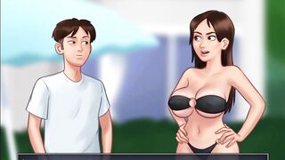 Screwing my stepsister in the pool