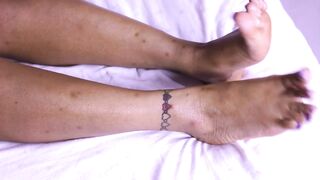 Autumn Luvit played with my rod with her thick hot feet