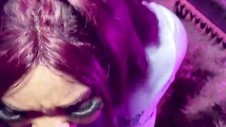 Breasty stepsister screwed and got her booty filled with milk