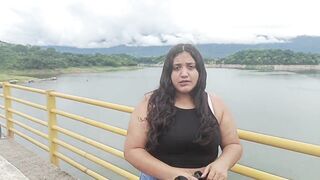 Cutie dumped by her boyfriend is helped by a stranger, ending in coarse sex