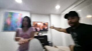 Clip night with my superlatively good ally and her stepbrothers ends in an fuckfest and cum in my vagina - ALEJANDRA PALACIOS