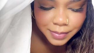 Black Step Mamma caught Step Son stroking pretending sex doll