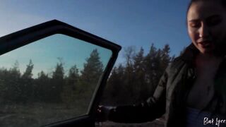 Ebony Lynn enticed me during a tour so I could screw her in the midst of nowhere