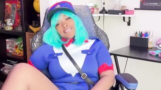 POV U talk Officer Jenny without giving u a ticket and into a SQUIRT SESSION