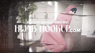 A tiny ebony teen screwed hard by her tall white neighbour