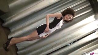 SLIM BLACK TEEN LUNA CORAZON in 1st Time Porn Casting