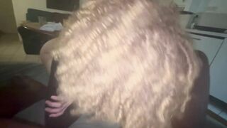 This babe coats it... then impales herself out of a word.