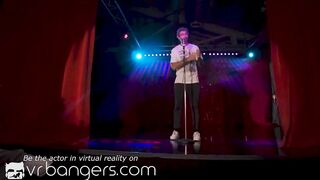 VR BANGERS Black comedian teasing u during show