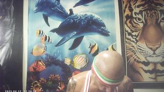 BEHIND THE SCENES GLASSES WEB CAMERA POUNDING OUT THAT BLACK CUNT