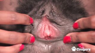 Devon Has Her Hirsute Ebony Snatch Jizzed On - Black mother I'd like to fuck