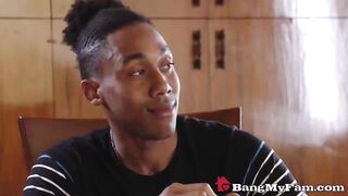 African-American Fam Meal Turns Into Wicked Orgy - FamilyStrokes