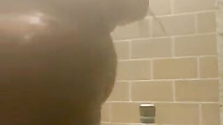 Black thot shows obese snatch