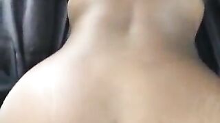 Hot doggy position bang with black hotty