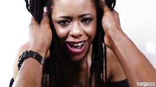 Kira Noir facefuck blow job