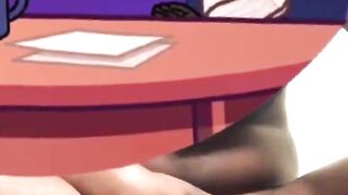 Black teen plays with herself