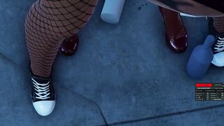 Luna Skylar's fresh pleasure in 3DXChat (Large Shlong Black) Pt 1