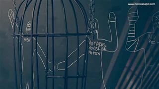 Bitch goddess Mistresse April - 3 slaves with One Whip