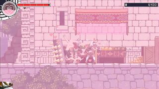 [repost] Princess reconquistada - hot brunette hair being drilled by invader soldier