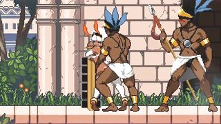 [repost] hot brunette hair being drilled by invader soldier - Princess reconquistada