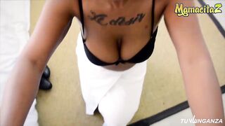 MAMACITAZ - Black Latin babe Morelia Mazo Makes A Ribald Sex Tape With The Superlatively good Ally Of Her Ex