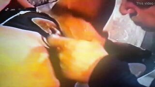 Black Mistresse getting anal opening licked and sniffed