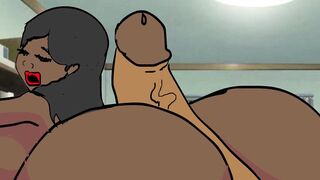 Thick Large Titties Hawt Afro Black Banged Hard