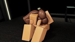 Black Small Roblox Gamer Gal Cunt gets Filled!