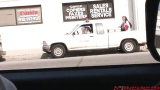 Large ass teen gets monster ebony shlong screwing