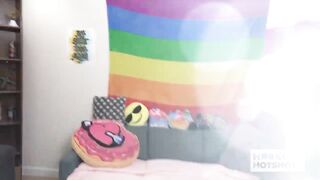 Ryan widens chanels small dark hole and buries all of his cock inside